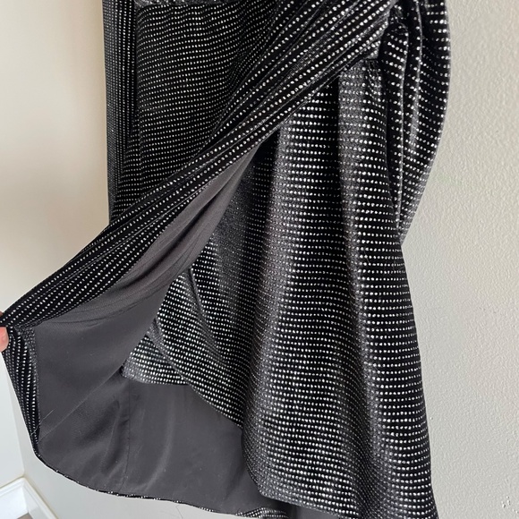 ALLSAINTS Ezra One-Shoulder Dress | Black | Size US 4 - Picture 9 of 16